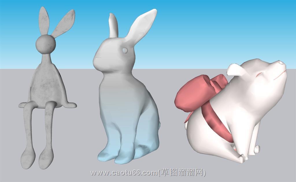 儿童玩具摆件SU模型