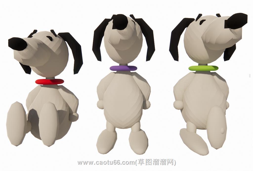 玩具史努比SU模型