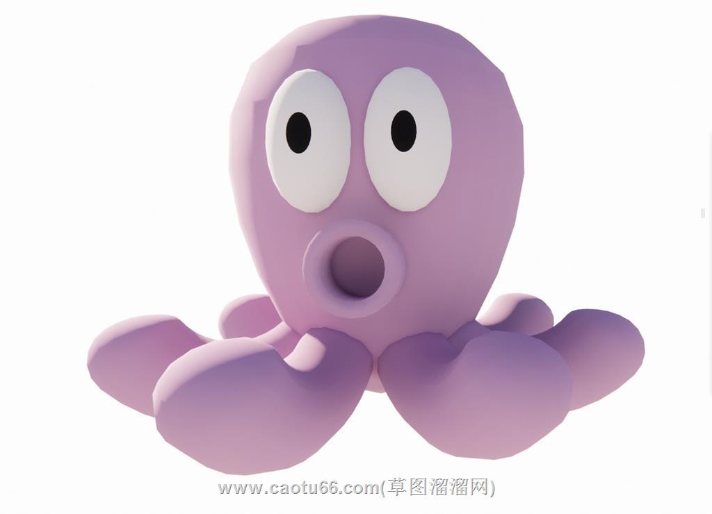 章鱼玩具SU模型