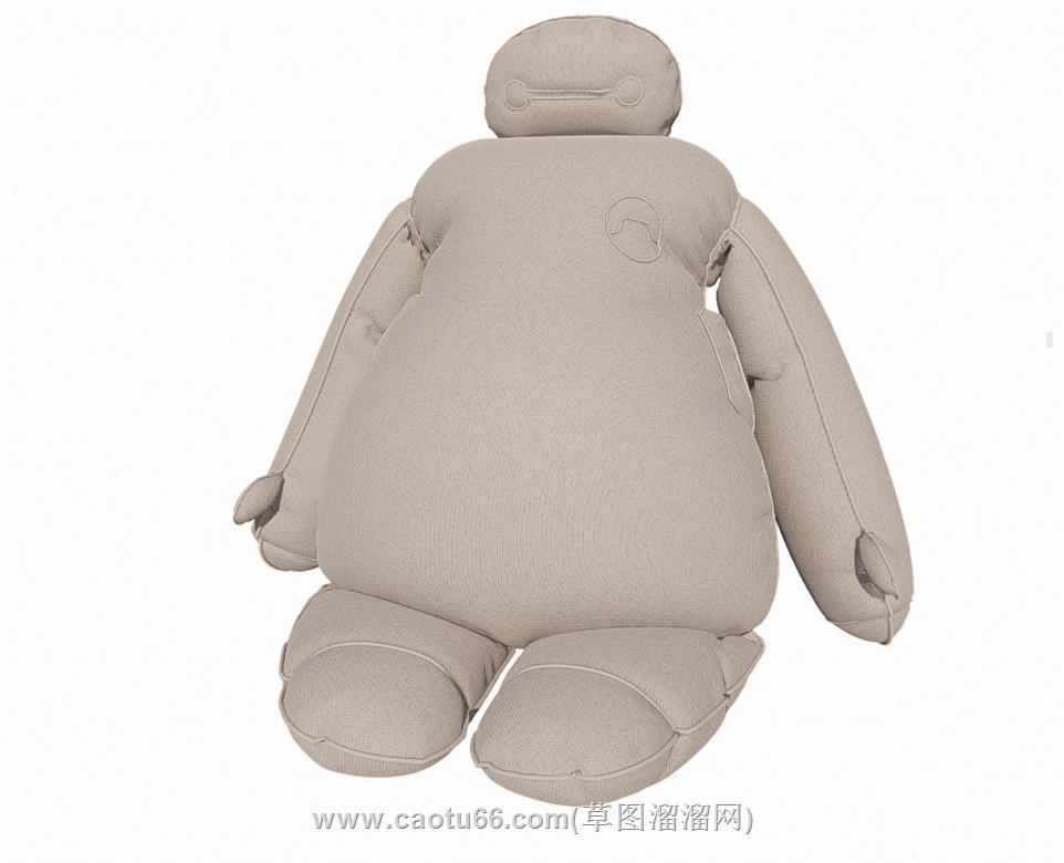 超能战队大白玩具SU模型