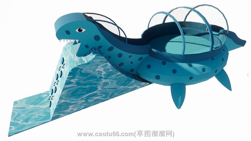 儿童游乐恐龙SU模型