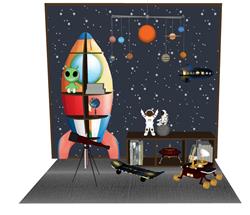 儿童太空人外星人SU模型