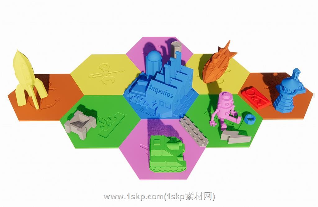 儿童玩具SU模型