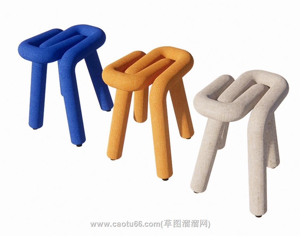 儿童凳子坐凳SU模型
