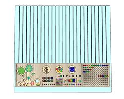 儿童玩具墙SU模型