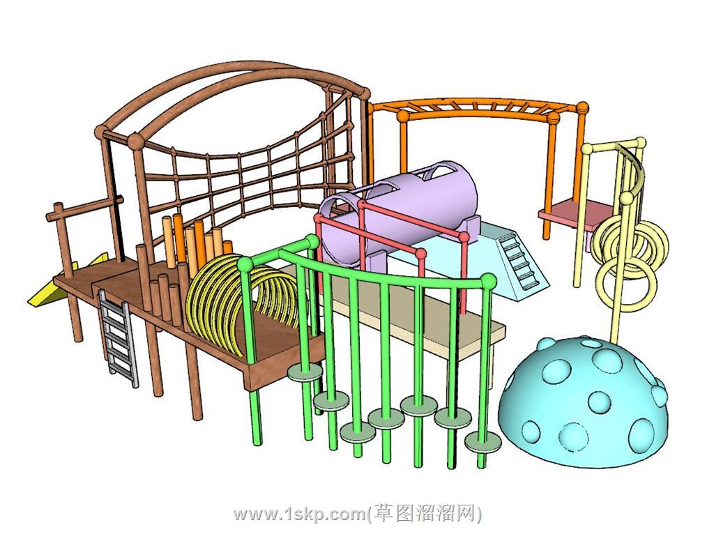 儿童游乐SU模型