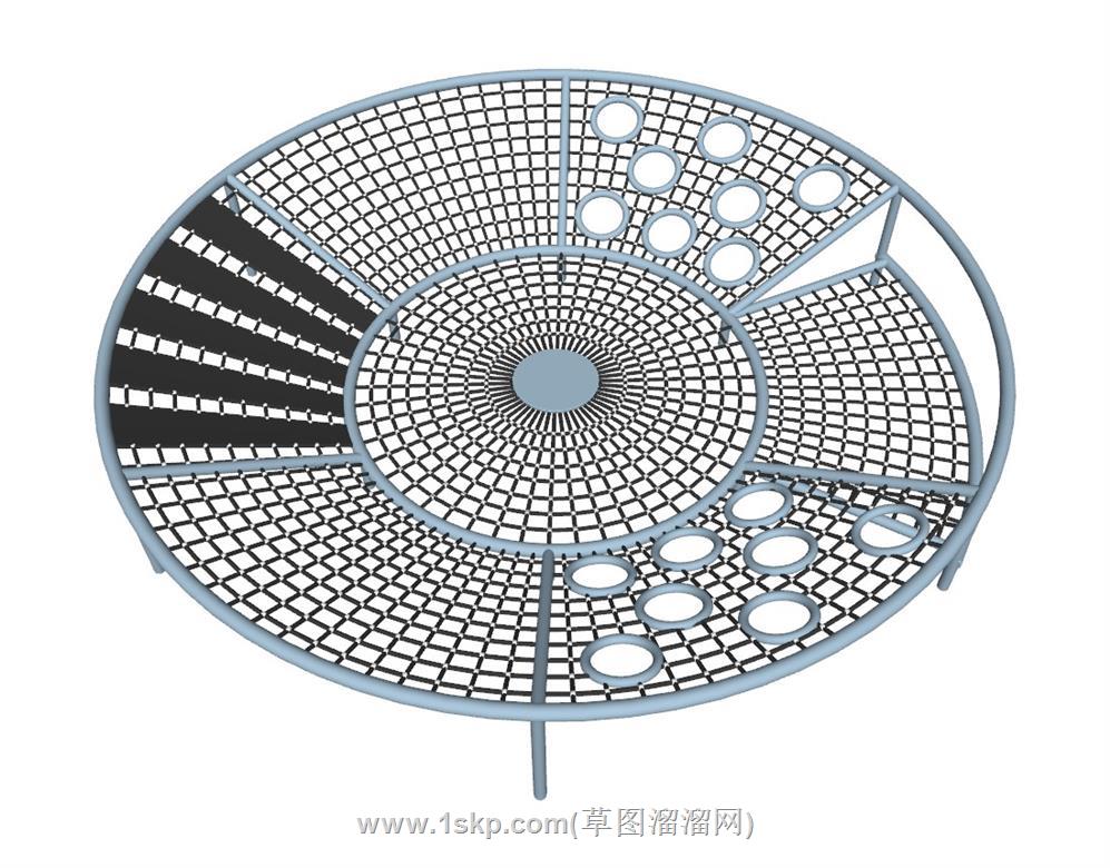 儿童游乐爬网SU模型
