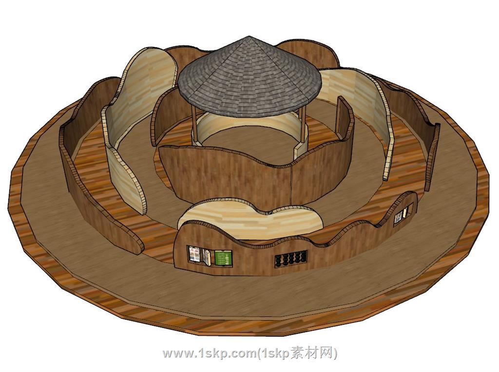 儿童迷宫SU模型