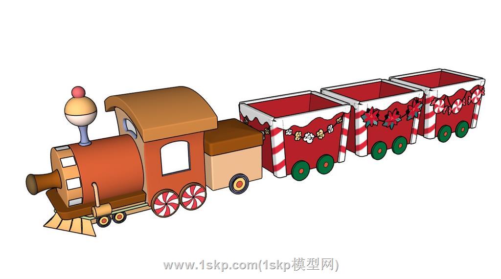儿童玩具圣诞SU模型