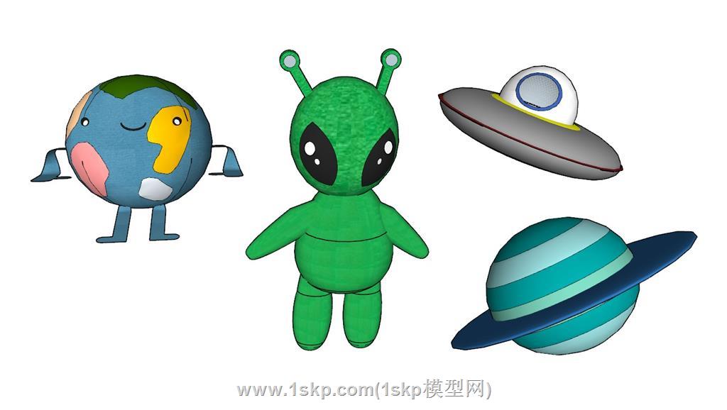 外星人飞碟SU模型
