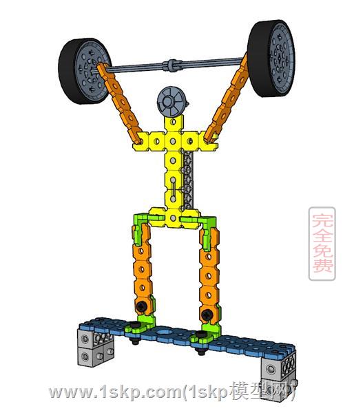 举重智力玩具积木