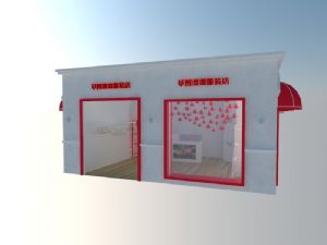 服装店门面SU模型 免费sketchup模型下载