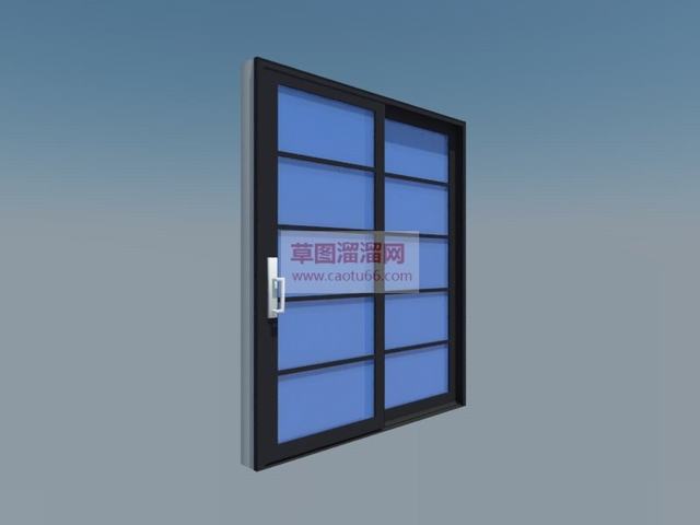 推拉门移门门窗SU模型