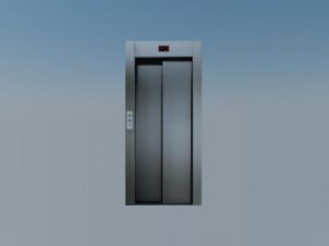电梯门SU模型