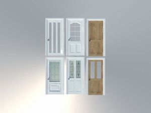 室内门卧室门房间门SU模型