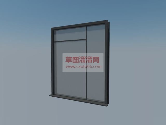 落地窗窗户窗口SU模型