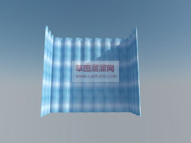 飘窗窗帘SU模型