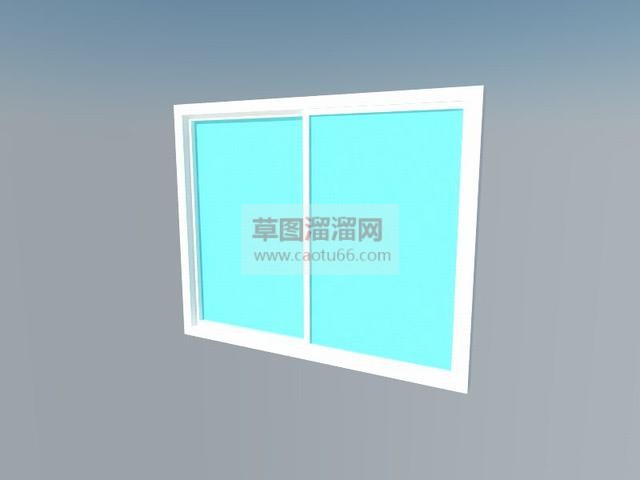 推玻窗口窗户SU模型
