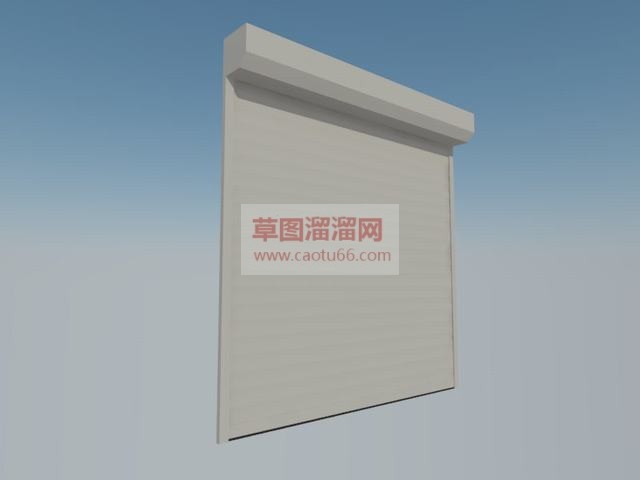卷帘门SU模型