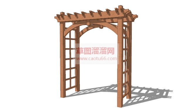 欧式花架门SU模型