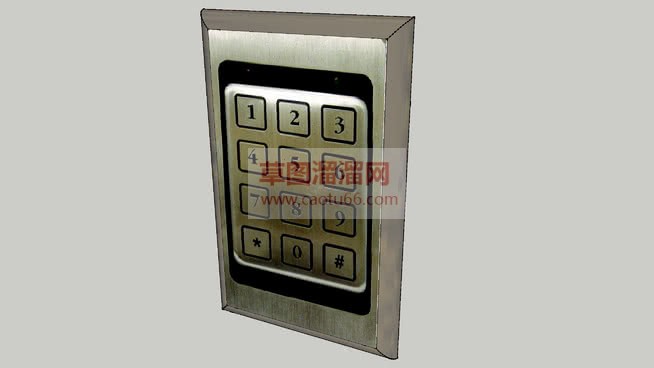 密码锁门禁号码SU模型