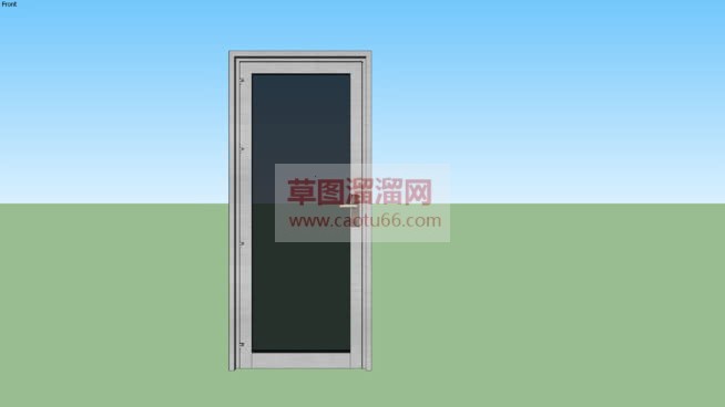 卫生间铝制玻SU模型