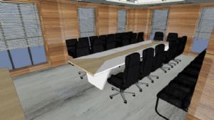 办公室会议桌SU模型