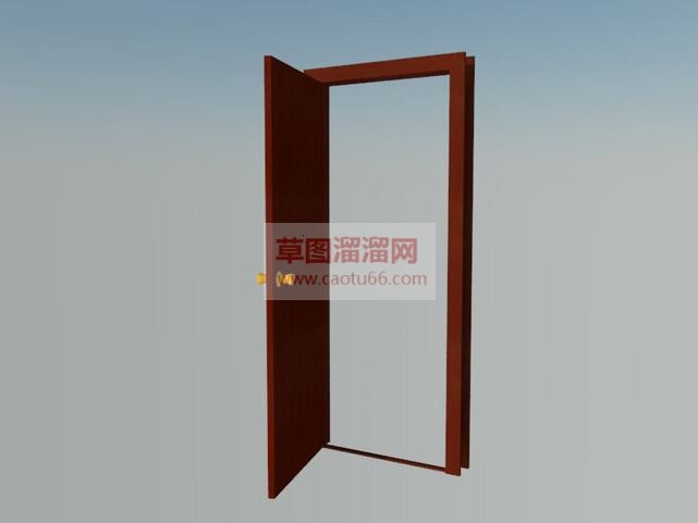 建模门框教程SU模型