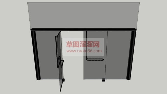 门面店面商铺SU模型