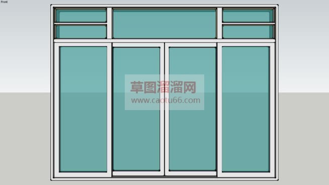 玻璃门窗+推SU模型