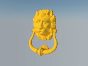 兽头门环免费SU模型