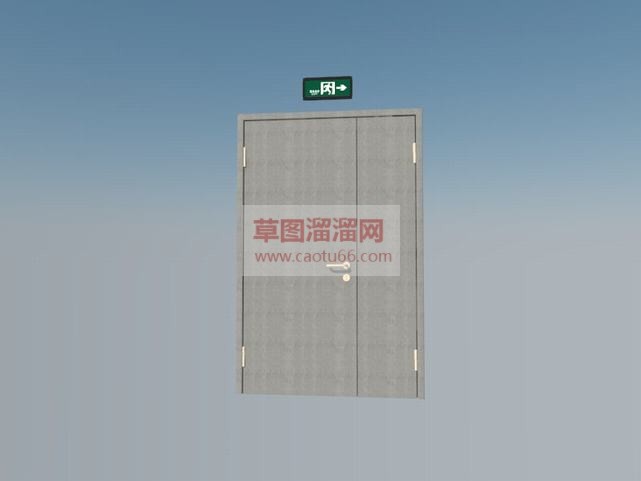 消防安全门应SU模型