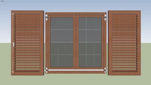 草图大师百叶SU模型