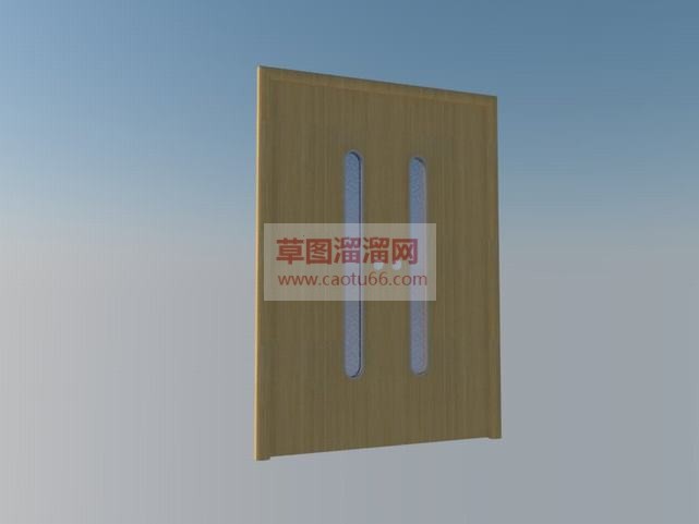 安全通道门急疏散门应急门SU模型