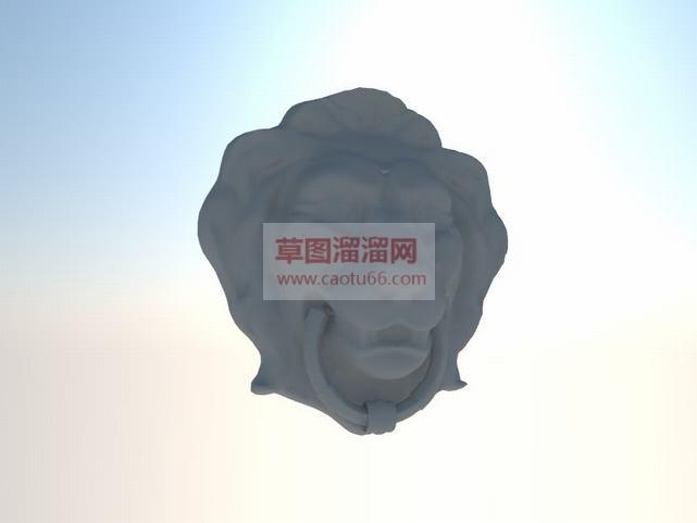 兽环门环扣环SU模型