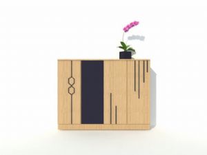 进门鞋柜草图SU模型