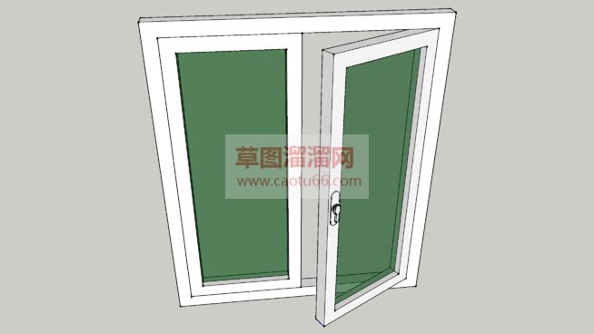 窗户窗口玻璃SU模型