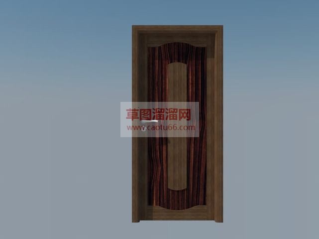 房间门木门卧SU模型