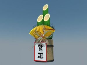传统日式装饰SU模型