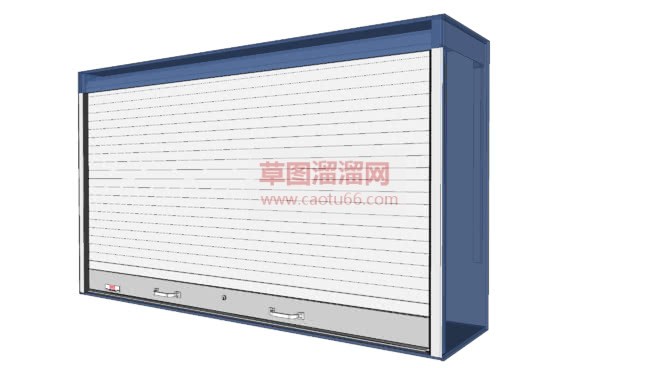 卷帘门车库门SU模型
