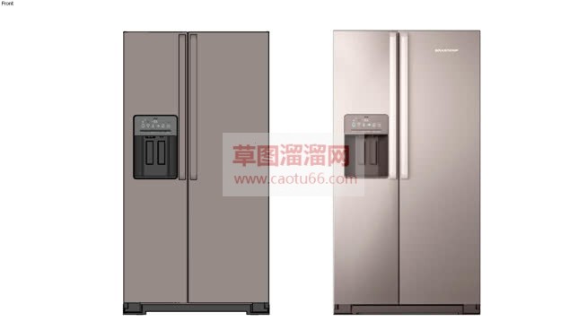 双开门冰箱家SU模型