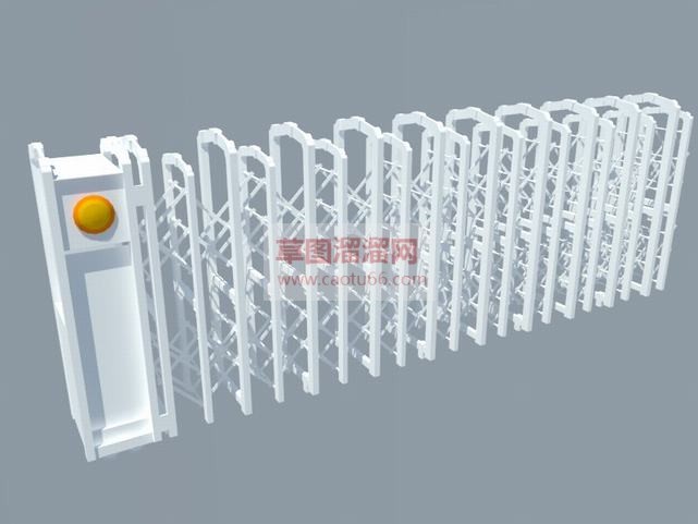 电动伸缩门SU模型