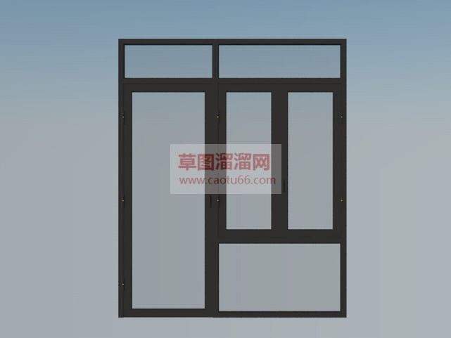 玻璃门窗组合SU模型