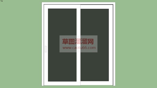 窗户玻璃窗网SU模型