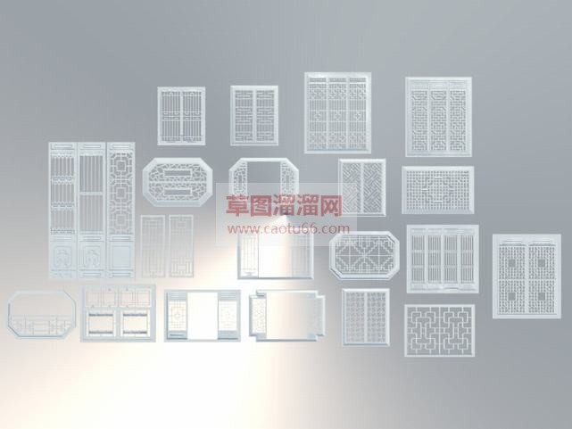 怎么画窗花窗SU模型