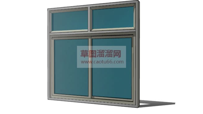 双开窗户如何SU模型