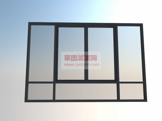 画玻璃门窗免SU模型