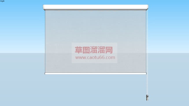 窗帘百叶窗手SU模型