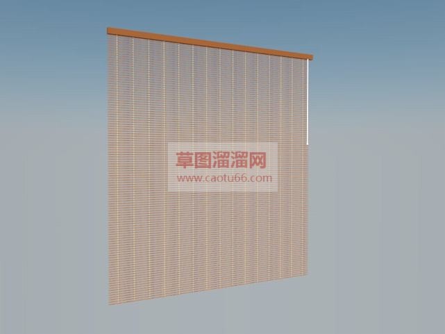 木制百叶窗窗SU模型