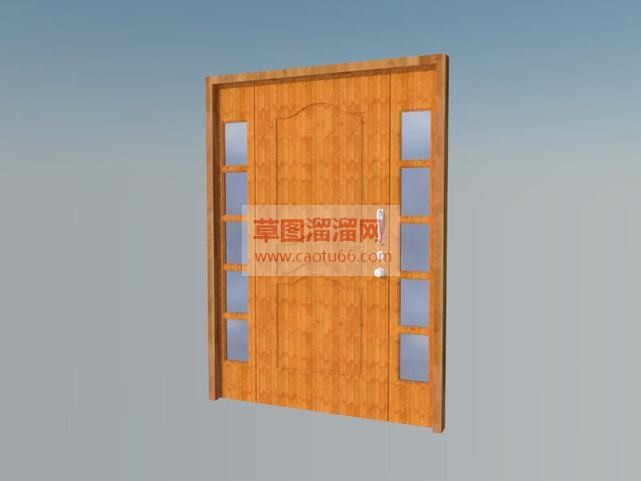 室内门木门SU模型